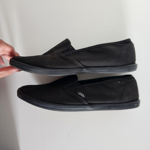 VANS Black Slip on woman Size 7 - Picture 2 of 6